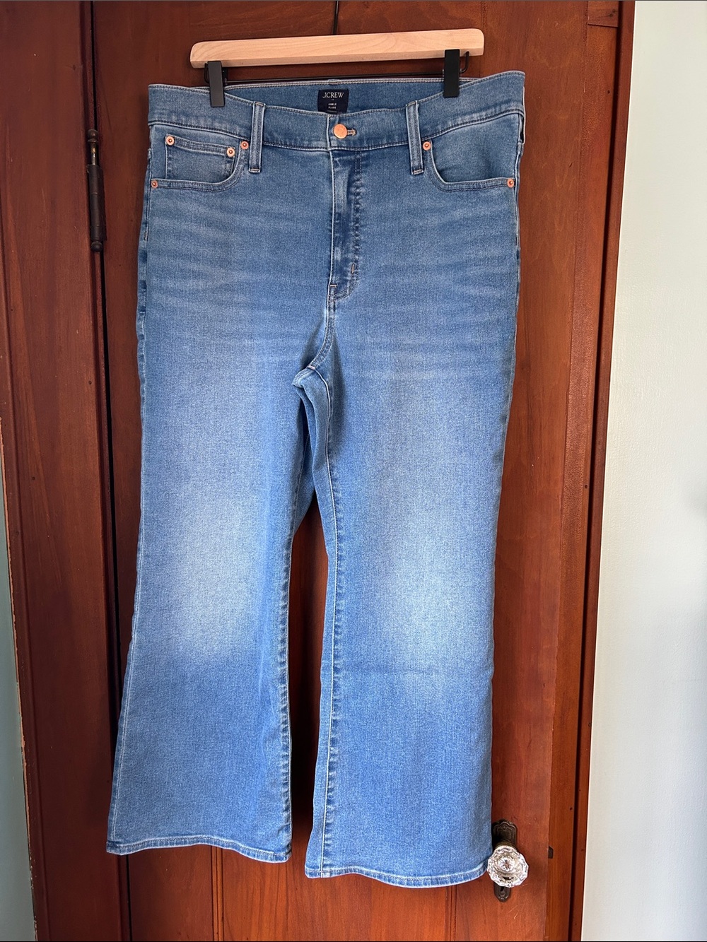 J. Crew Light Blue Wide-Leg Jeans